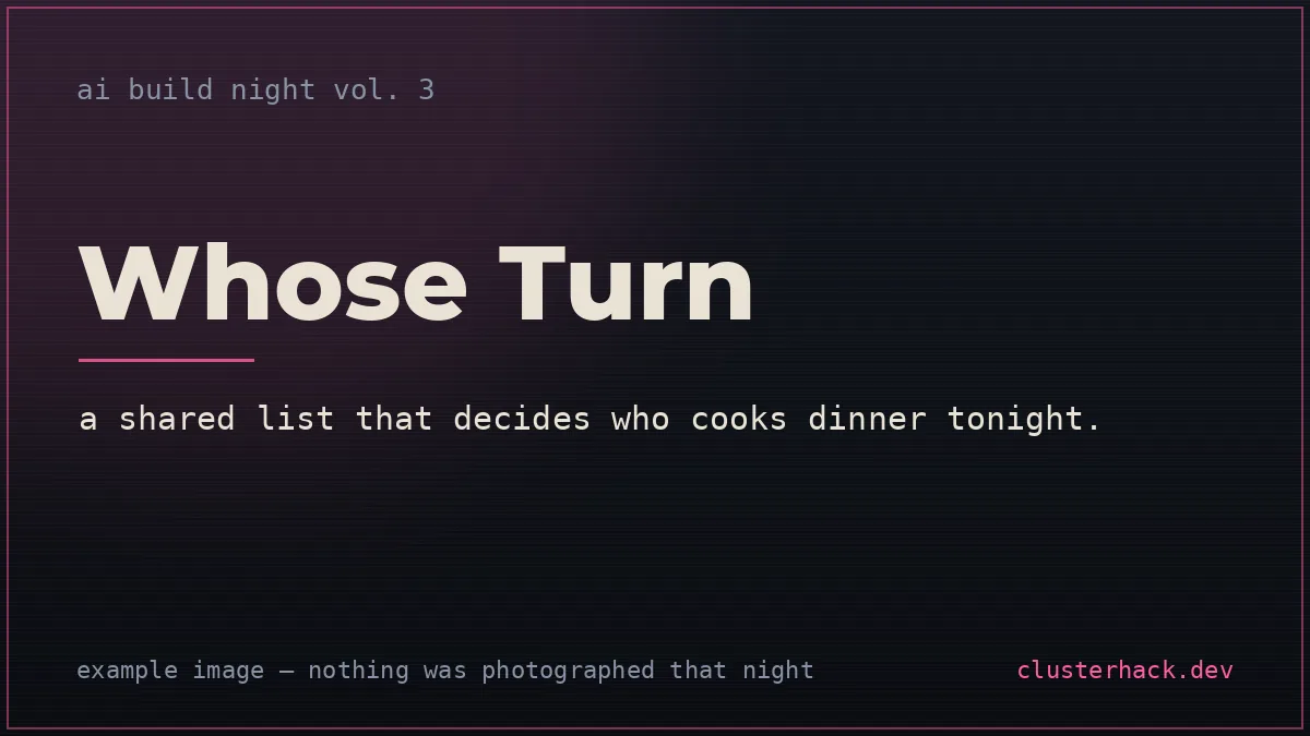 Whose Turn